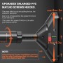 Sportneer pull up bar load capacity up to 200kg, horizontal bar without screws 75-94cm extendable, door bar with 16.5x4.5cm PVC Mats