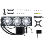 TRYX PANORAMA ARGB 360 All-in-One Liquid Cooling, 3D-AMOLED Display - 360mm, Black (L-P360A-AS3M-G0K)