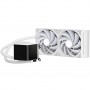 TRYX PANORAMA ARGB 280 All-in-One Liquid Cooling, 3D-AMOLED Display - 280mm, White (L-P280A-AS2M-G0W)