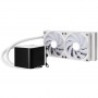 TRYX PANORAMA ARGB 240 All-in-One Liquid Cooling, 3D-AMOLED Display - 240mm, White (L-P240A-AS2M-G0W)