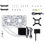 TRYX PANORAMA ARGB 240 All-in-One Liquid Cooling, 3D-AMOLED Display - 240mm, White (L-P240A-AS2M-G0W)
