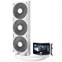 TRYX PANORAMA 360 All-in-One Liquid Cooling, 3D-AMOLED Display - 360mm, White (L-P360N-DS3M-G0W)