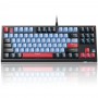 Magegee SKY87 Black-Blue, Blue Lighting, Brown Switch, US (SKY87-Black-Blue)