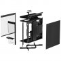 TRYX LUCA L70 PC Case, Midi-Tower, E-ATX, Tempered Glass - Black (C-L700N-NN0H-G0K)