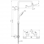 Ideal Standard Ceratherm T25 Dušas Sistēma (A7545XG)