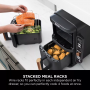 Ninja Double Stack XL Hot Air Fryer 2 Vertical Black/Copper (SL400EUCP)