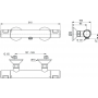 Ideal Standard Ceratherm T25 Termostata Dušas Maisītājs (A7201XG)