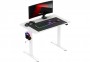 Huzaro Hero 7.9 White, Height-Adjustable Electric Gaming Desk