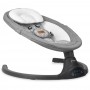 MoMi Bouncer LAMI Art.BULE00022 Dark Grey Stylish Baby Rocking Chair with Music