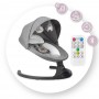 MoMi Bouncer LAMI Art.BULE00022 Dark Grey Stylish Baby Rocking Chair with Music