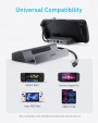 Anker Charging Station for Steam Deck/ROG Ally USB-C Hub with HDMI 4K@60Hz Ethernet 1Gbps 2 USB-A Ports and 1 USB-C Port (A83S1)