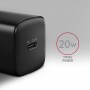 Axagon ACU-PD20 PD&QC Wall Charger 20W 1x Port Black