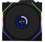 Lian Li UNI FAN TL Wireless LCD Fans, ARGB, PWM, 3-Pack incl. Controller – Reverse Blade, 120 mm, Black (12RTLLCD1W3B)