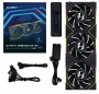 Lian Li UNI FAN TL Wireless LCD Fans, ARGB, PWM, 3-Pack incl. Controller – Reverse Blade, 120 mm, Black (12RTLLCD1W3B)