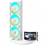 TRYX PANORAMA ARGB 360 All-in-One Liquid Cooling, 3D-AMOLED Display - 360mm, White (L-P360A-AS3M-G0W)