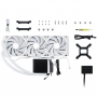 TRYX PANORAMA ARGB 360 All-in-One Liquid Cooling, 3D-AMOLED Display - 360mm, White (L-P360A-AS3M-G0W)