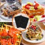 ROMANVIC Ninja Accessories with AF400EU AF451EU SL400EU and AF500DE Pack of 2 Double Silicone Baking Belgian Waffle