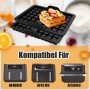ROMANVIC Ninja Accessories with AF400EU AF451EU SL400EU and AF500DE Pack of 2 Double Silicone Baking Belgian Waffle