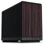 Lian Li DAN Cases A3-mATX Wood Edition PC Case, Micro-ATX - Walnut, Black (A3- mATX-MD Black)