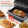 Cosori Hot Air Fryer 2 Chambers Airfryer, 8-in-1 Dual Blaze TwinFry XXL 10L (CAF-TF101S-AEU)