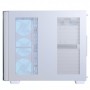 AeroCool P500C PC Case, Midi Tower, ATX, Tempered Glass - White (ACCM-PN01043.21)