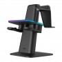 Kiwi Design RGB Vertical Stand Meta Officially Co-Branded Kiwi Design QC03 for Meta Quest 3/Quest 2/Quest PRO Black