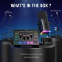 FIFINE AmpliGame KS5 Bundle | AM8 Microphone | SC3 Gaming Audio Mixer | L9 XLR Balanced Cable