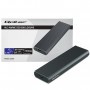 Qoltec Aluminium Enclosure M.2 SSD drive NVMe PCIe| USB 3.1 Super speed 10Gb/s 4TB Graphite (52630)