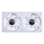 Jonsbo ZB-240 Fan, Reverse Blade, PWM, ARGB - 240mm, white (ZB-240WR)