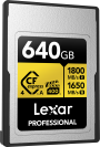 Lexar CFexpress 4.0 Pro Gold, VPG400, R1800/W1650 (Type A) 640GB
