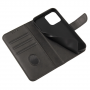 Hurtel Magnet Case elegant bookcase type case with kickstand for iPhone 13 black