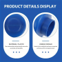 Sportnet 10pcs Durable Blue Trampoline Enclosure Pole Caps