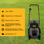 Grunder A01-002B, 1800 W Elektriskais Zāles Pļāvējs