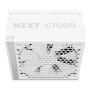 NZXT C1000 Gold ATX 3.1 PSU – 1000W, Fully Modular, Zero Fan Mode, White (‎PA-0G2BW-EU)
