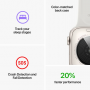 Apple Watch SE 2 GPS + Cellular 44mm Sport Band S/M, starlight (MXGT3ET/A)