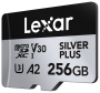 Lexar microSDXC Silver Plus 1066x UHS-I/U3/A2/4K R205/W150 (V30) 256GB (LMSSIPL256G-BNANG)