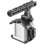 8Sinn Camera Cage for Blackmagic Micro Studio Camera 4K G2 + Top Handle Pro V2 (8-BMMSC4KG2 C+8-THP-V2)