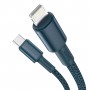 Baseus High Density Braided Cable Type-C to Lightning PD 20W 1m Blue (CATLGD-03)