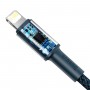 Baseus High Density Braided Cable Type-C to Lightning PD 20W 1m Blue (CATLGD-03)