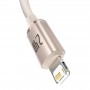 Baseus Crystal Shine cable USB to Lightning 2.4A 1.2m Pink (CAJY001104)