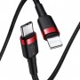 Baseus Cafule Cable Type-C to Lightning PD 18W 1m Red+Black (CATLKLF-91)