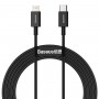Baseus Superior Series Cable USB-C to Lightning 20W PD 2m Black (CATLYS-C01)