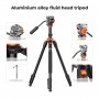 K&F Concept K234A7 Video Tripod with FH-03 Head