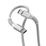 Verbatim Sync & Charge USB‑C to USB‑C 60 W Magnetic Cable – 120 cm Gray