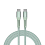 Verbatim Sync & Charge USB‑C to USB‑C 100 W Magnetic Cable – 120 cm Green