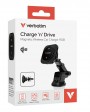 Verbatim Charge n Drive Qi2 Magnetic Wireless Car Charger RGB black
