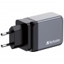 Verbatim GaN Charger 100 W with 4 Ports 100 W 4‑Port 3×USB‑C/1×USB‑A
