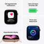 Apple Watch Series 11 GPS 46mm Rose Gold Aluminium Case with Light Blush Sport Band - S/M (MEV64ET/A)