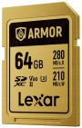 Lexar SDXC ARMOR Gold UHS-II U3, Stainless Steel, IP68 R280/W210 (V60) 64GB (LSDAMGL064G-RNNNG)