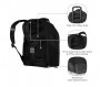 Wenger Ibex Ballistic Deluxe 14 to 16 inch Laptop Backpack with Tablet Compartment black (606493)